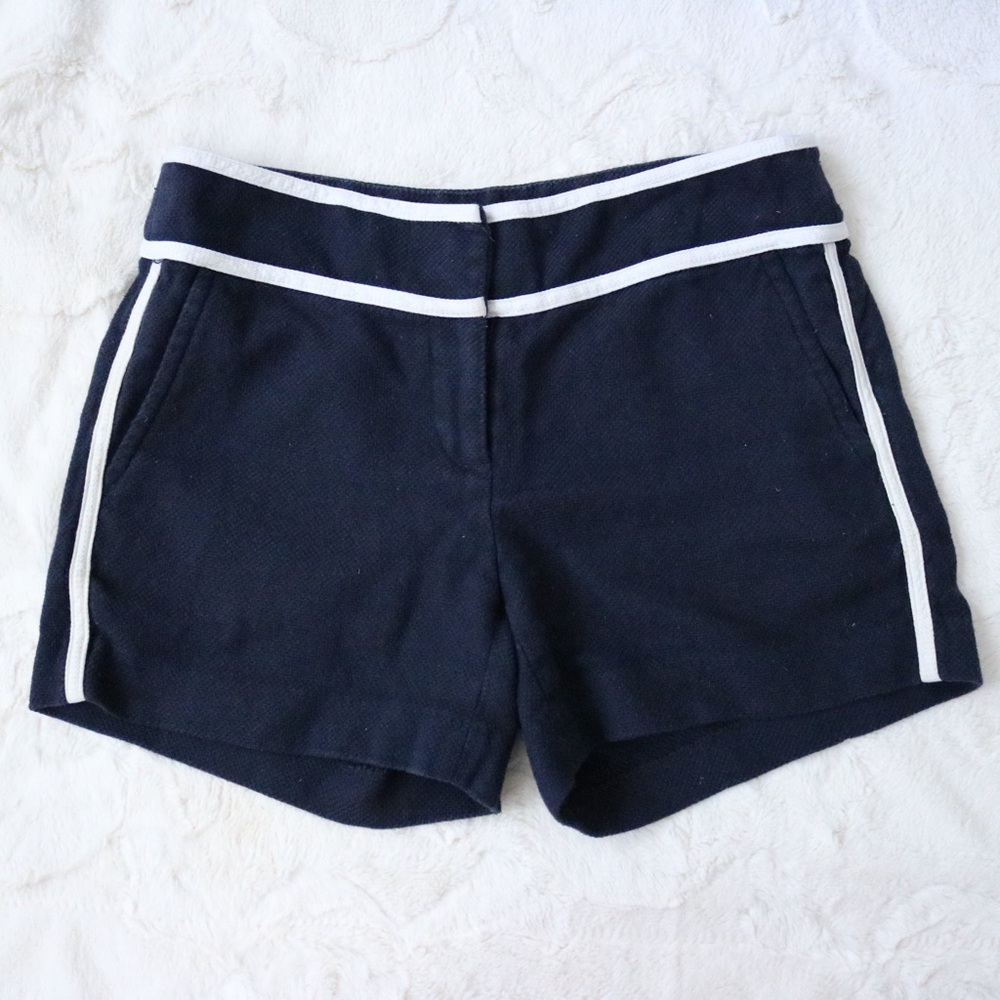 Ann Taylor Navy Preppy Stripe Shorts